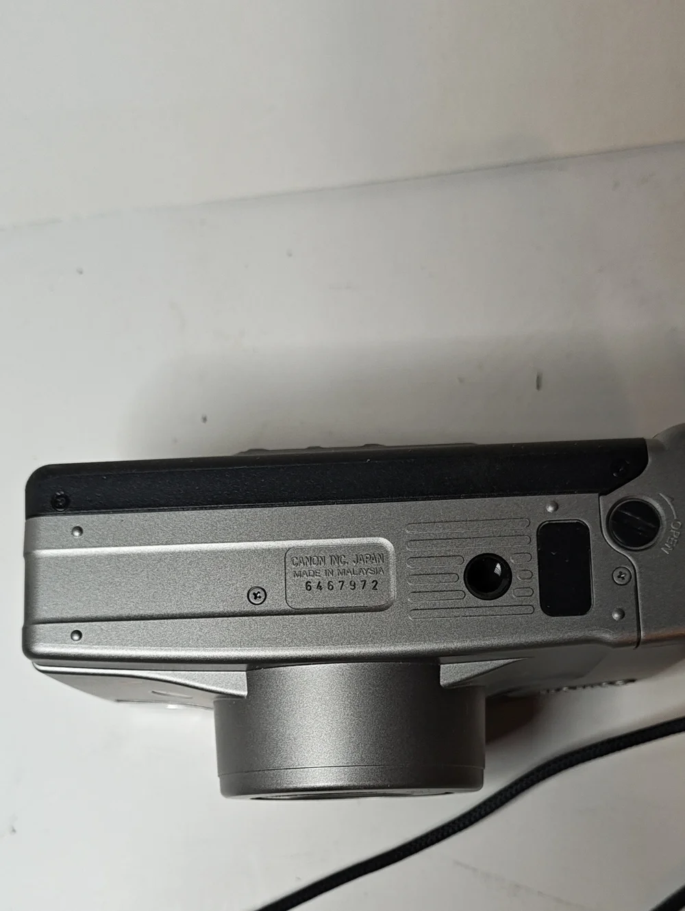 Canon Z85 Silver and Black Compact Film Camera